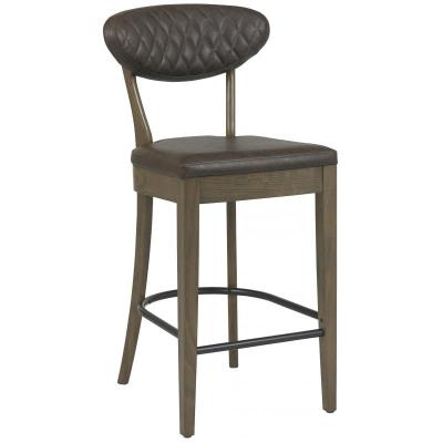 Bohemia Fumed Oak Old West Vintage Bar Stool
